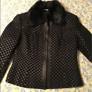 Marvin Richards Woven Leather Jacket